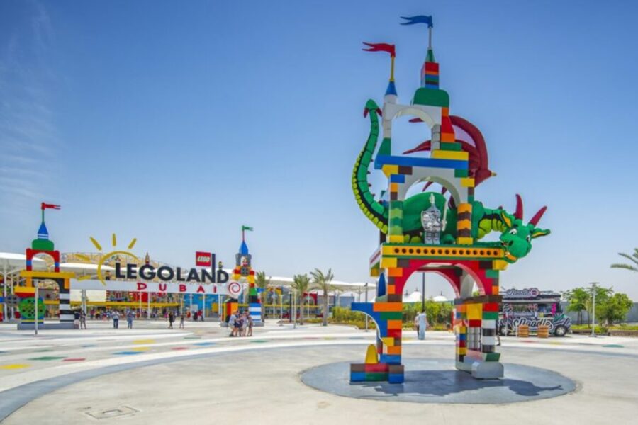 "Panoramic view of LEGOLAND Dubai, a family-friendly theme park"