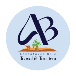 "Adventures Blue Travel and Tourism's official logo"